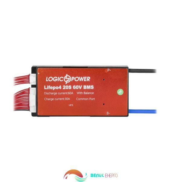 BMS плата LP LiFePO4 60V 20S Dis 60A Ch 30A 19605LP фото