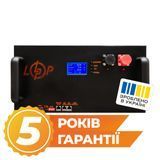 Акумулятор LP LiFePO4 25,6V - 280 Ah (7168Wh) (BMS 200A/100А) LCD метал Smart RM RS485/CAN вигідно купити