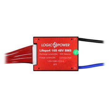 BMS плата LP LiFePO4 48V 16S Dis 60A Ch 30A 15068LP фото
