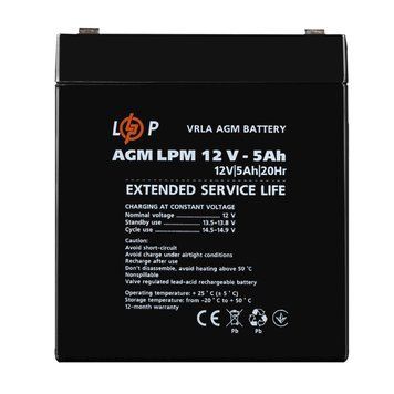 Акумулятор AGM LPM 12V - 5 Ah 3861LP фото