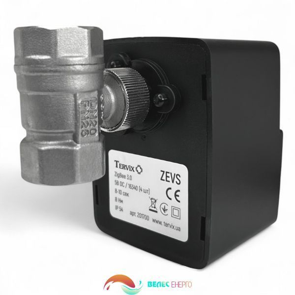 Автономна система захисту від затоплення RF ZEVS Tervix Water Stop 3/4'' (з RF датчиками)  фото