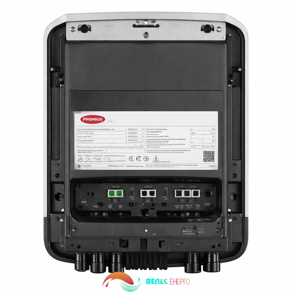 Інвертор мережевий Fronius Symo Advanced 15.0-3-M 15 кВт задня панель підключення