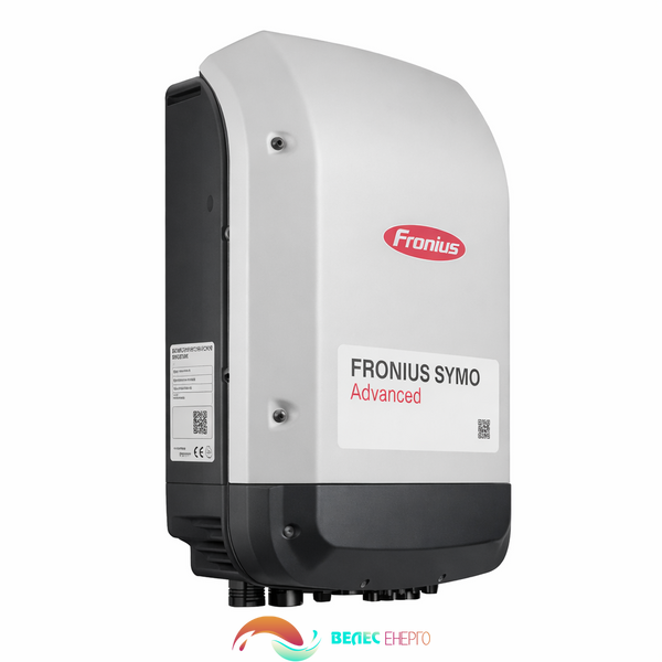 Інвертор Fronius Symo Advanced 15.0-3-M 15 кВт трифазний вигляд збоку