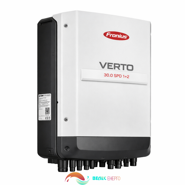 Інвертор Fronius Verto 30.0 SPD 1+2 30 кВт трифазний вигляд збоку