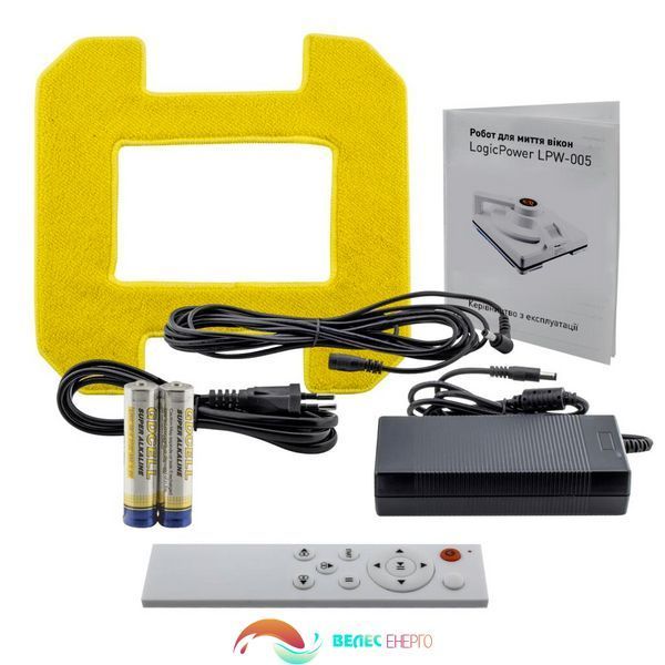 Робот для миття вікон Logicpower LPW-005 комплектація