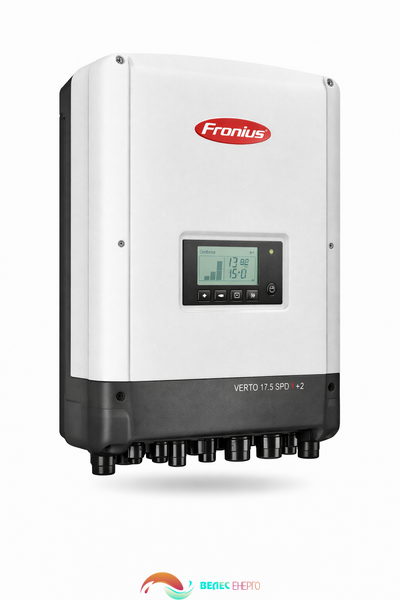 Інвертор Fronius Verto 17.5 SPD 1+2 17,5 кВт трифазний вигляд збоку