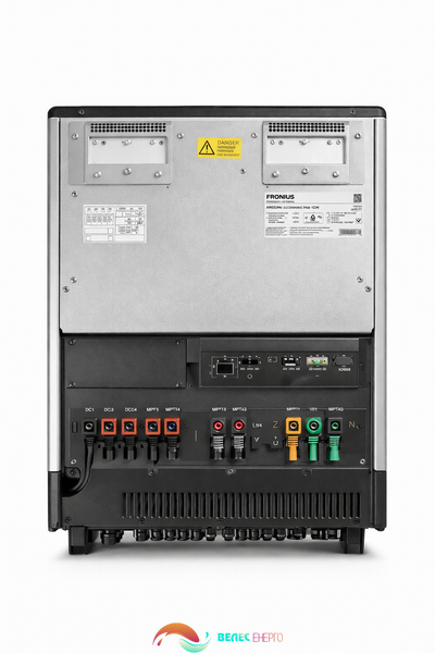 Інвертор мережевий Fronius Argeno 125 AFCI 125 кВт задня панель підключення