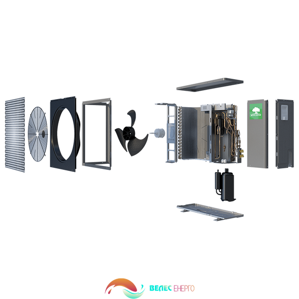 Тепловий насос MYCOND BeeHeat MHS-N14BH/MHS-U14BH  фото