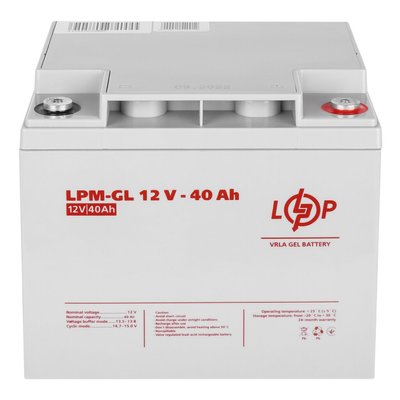 Акумулятор гелевий LPM-GL 12V - 40 Ah 4085 фото