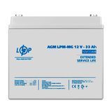 Акумулятор мультигелевий LPM-MG 12V - 33 Ah  фото