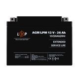 Акумулятор AGM LPM 12V - 26 Ah  фото