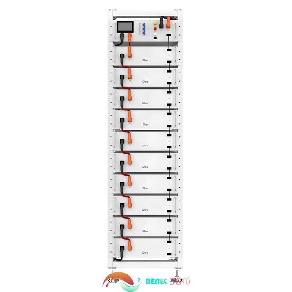 Акумуляторний блок Deye HV BOS-G-Pack5.1 (BOS-G pro) (5,12 кВт&middot;год/51,2 В)зібрана с тійка