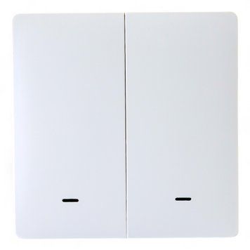 Розумна клавішна кнопка-вимикач Tervix Pro Line ZigBee Push Button (2 клавіші), на батар. 433021 фото
