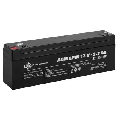 Акумулятор AGM LPM 12V - 2.3 Ah 4089 фото