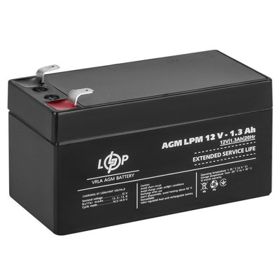 Акумулятор AGM LPM 12V - 1.3 Ah 4090 фото