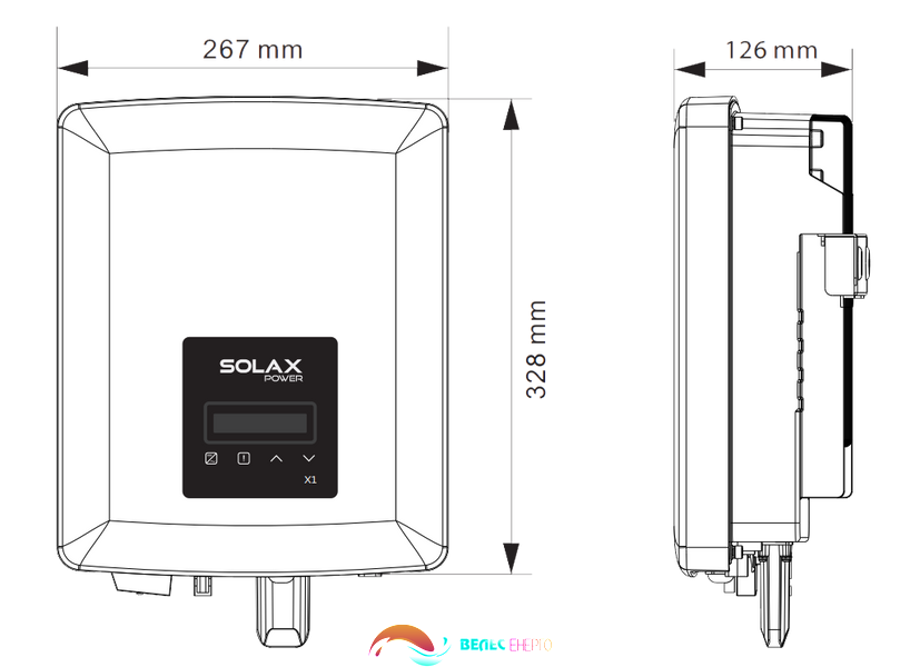 Мережевий інвертор PROSOLAX X1-1.1-S-D 4190 фото