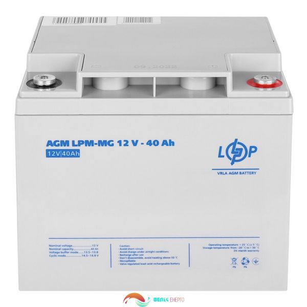 Акумулятор мультигелевий LPM-MG 12V - 40 Ah 4091 фото