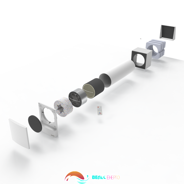 Ventoxx Harmony Slim Line з пультом ДУ (для тонких стін від 17 см)  фото
