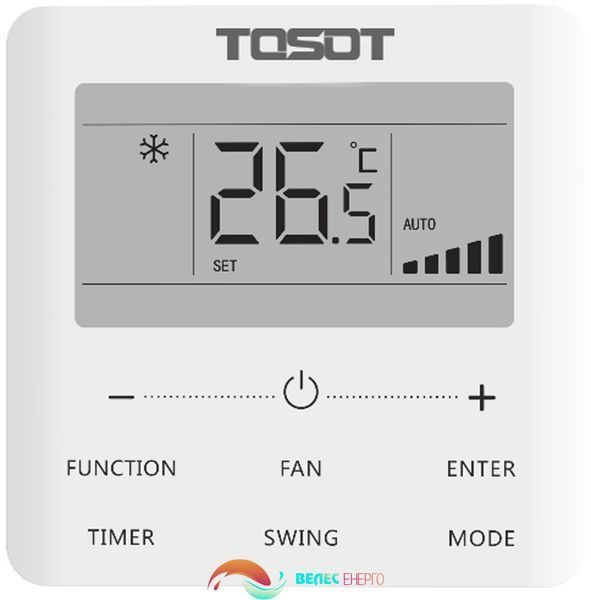 Кондиціонер канальний Tosot TUD100PHS1/A-S/TUD100W1/NhA-X  фото