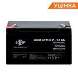 Розпродаж (4159) Акумулятор AGM LPM 6V - 12 Ah (11-2023)  фото