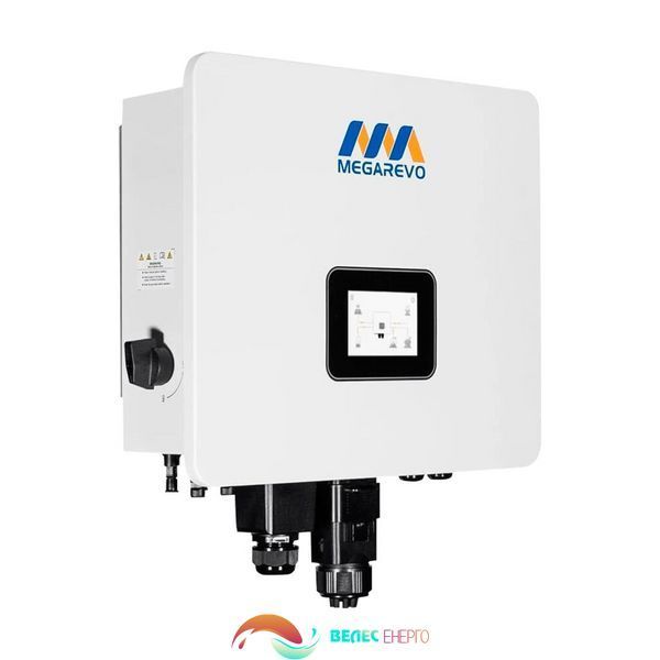 Гібридний однофазний інвертор Megarevo for LP R6KL1DA-G2S (6kW, 48V, LCD дисплей, GEN порт) 39928LP фото