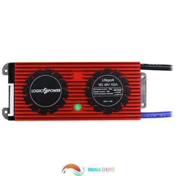 Smart BMS плата LP LiFePO4 48V 16S Dis 100A Ch 50A UART+RS485+CAN 16353LP фото
